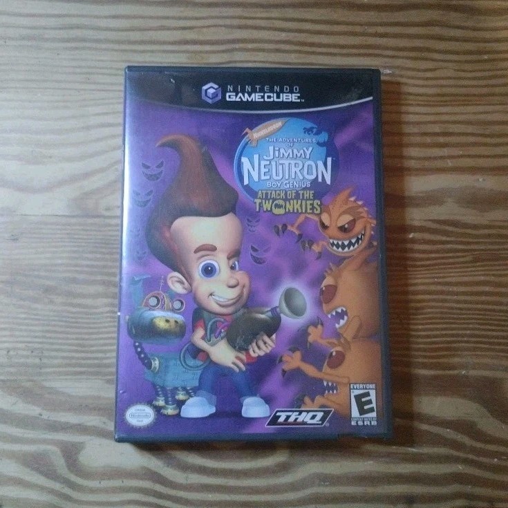 Nintendo GameCube Jimmy Neutron Attack of the Twonkies DVD Keep Case Box Only