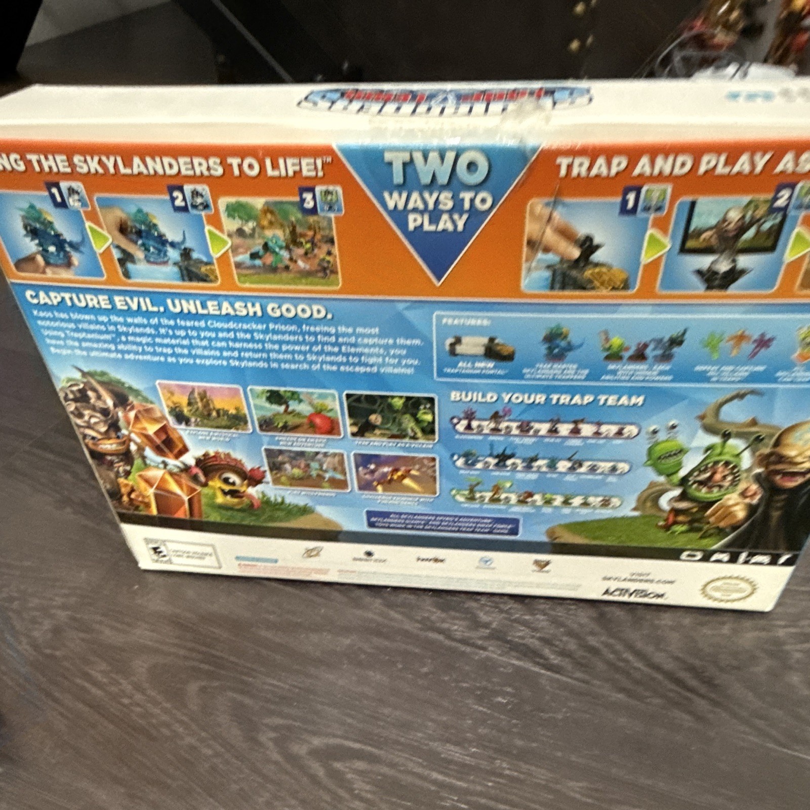 Activision Skylanders Trap Team Starter Pack Wii U, Manual, Snap Shot, Kaos