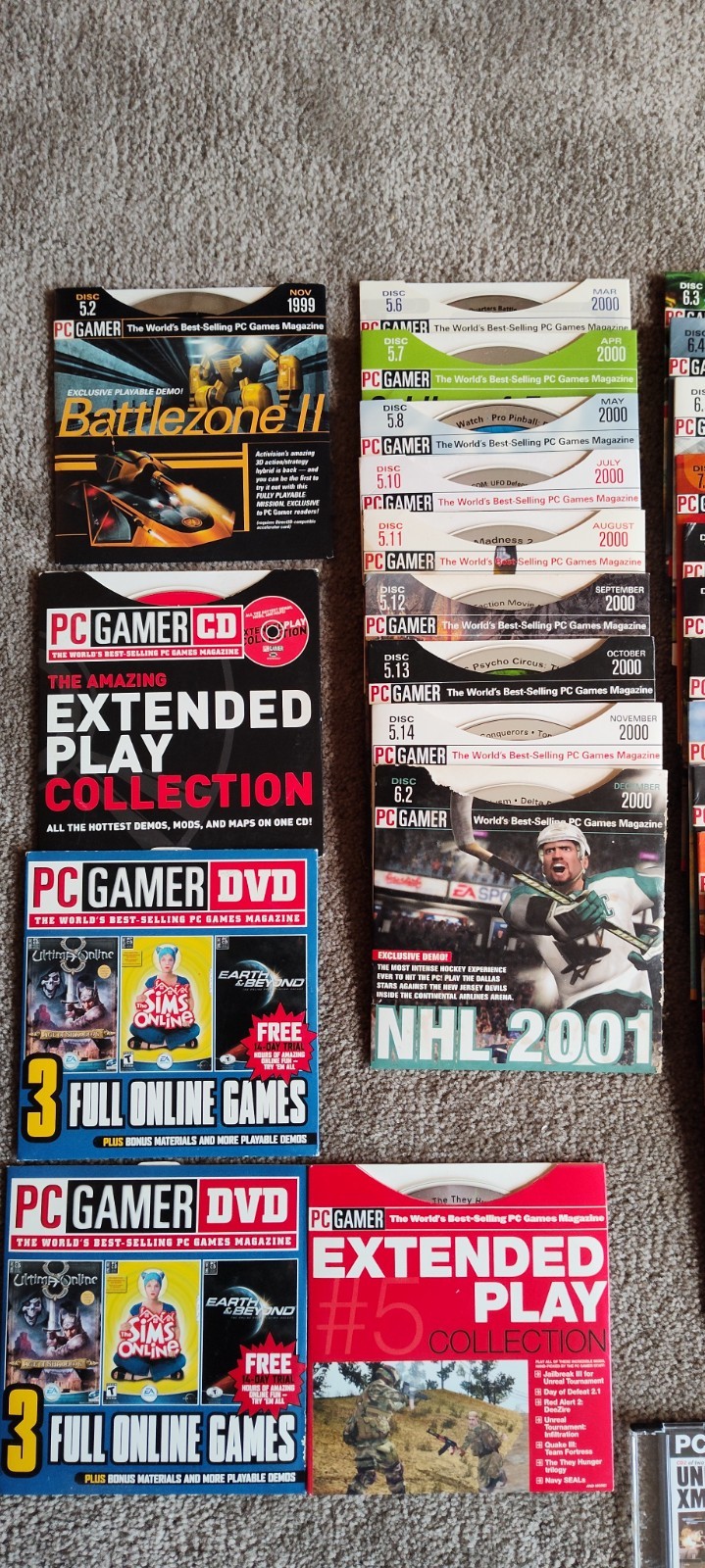 109 Computer Gaming World PC Video Game Demo Disc Lot Vintage 1999 to 2011