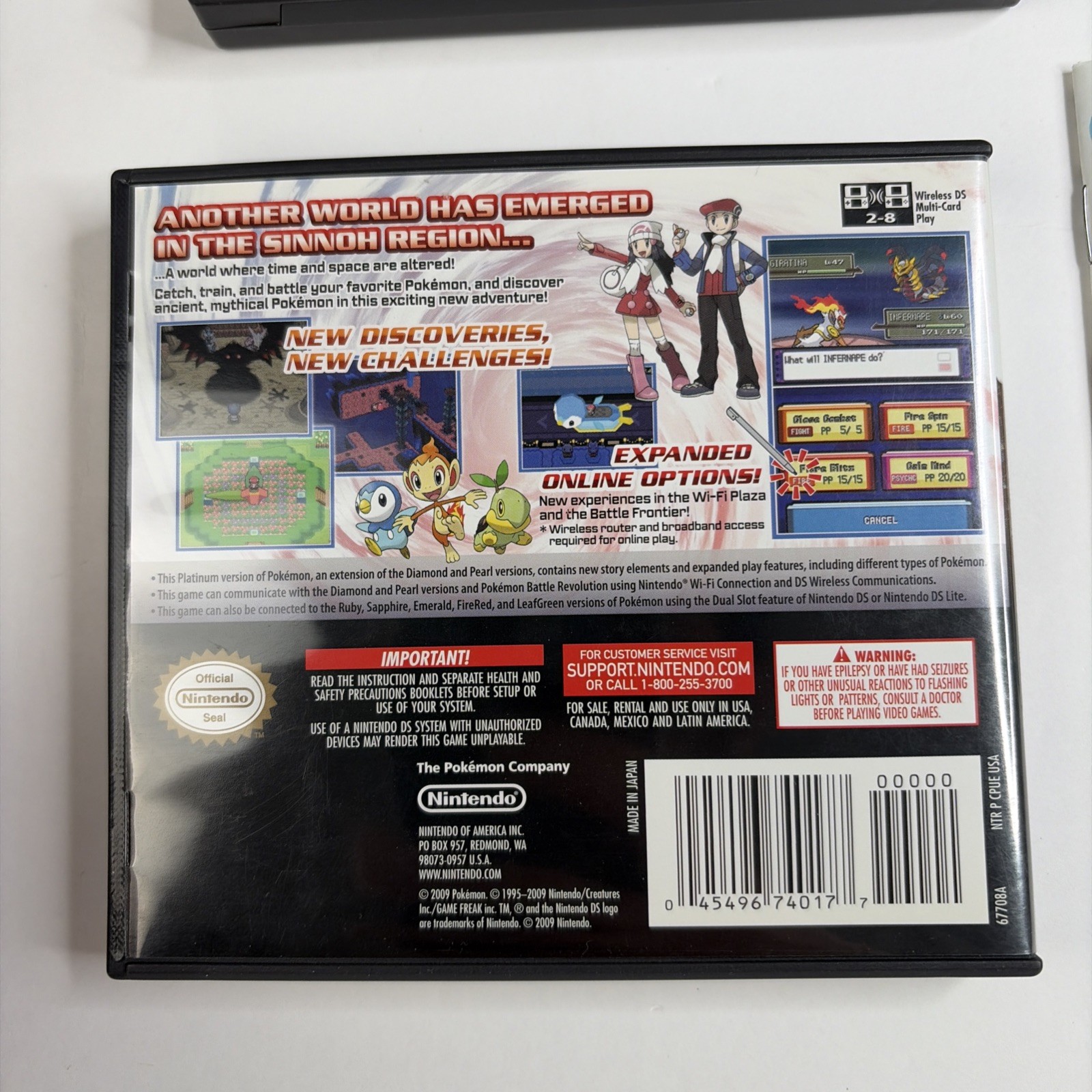 CLEAN! Pokemon Platinum Diamond Pearl Bundle CIB 100% Complete Box Authentic DS