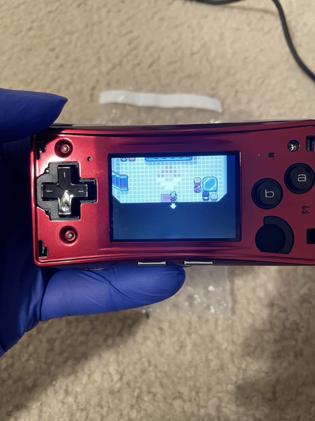 Nintendo Game Boy Micro 20th anniversary edition working with charger and Pouch
