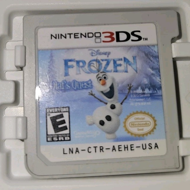 Frozen: Olaf’s Quest 3DS 2013 Nintendo Selects Edition Complete CIB w/ Manual