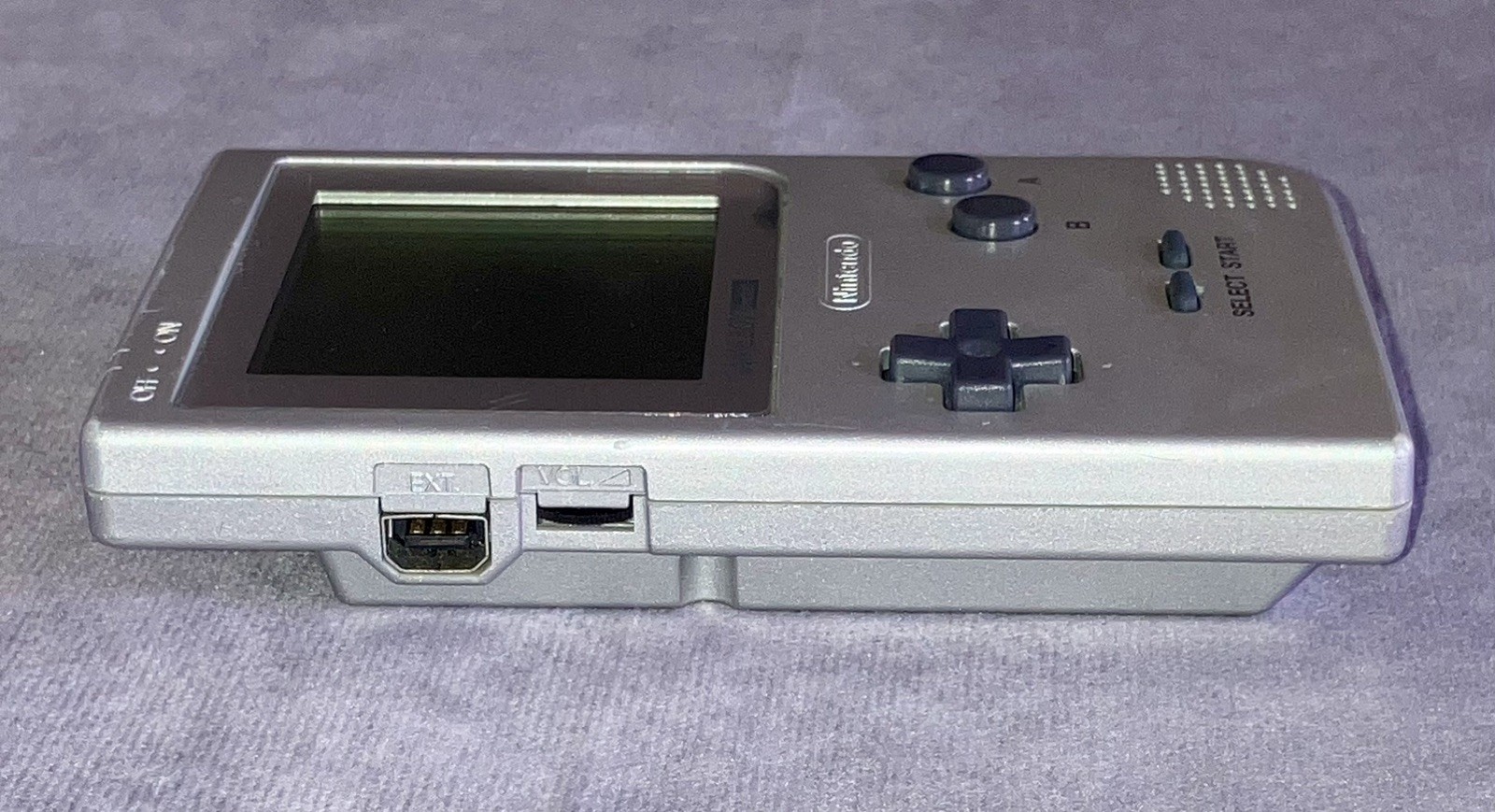 Nintendo Game Boy Pocket Silver Tested And Working Handheld Console MGB-001