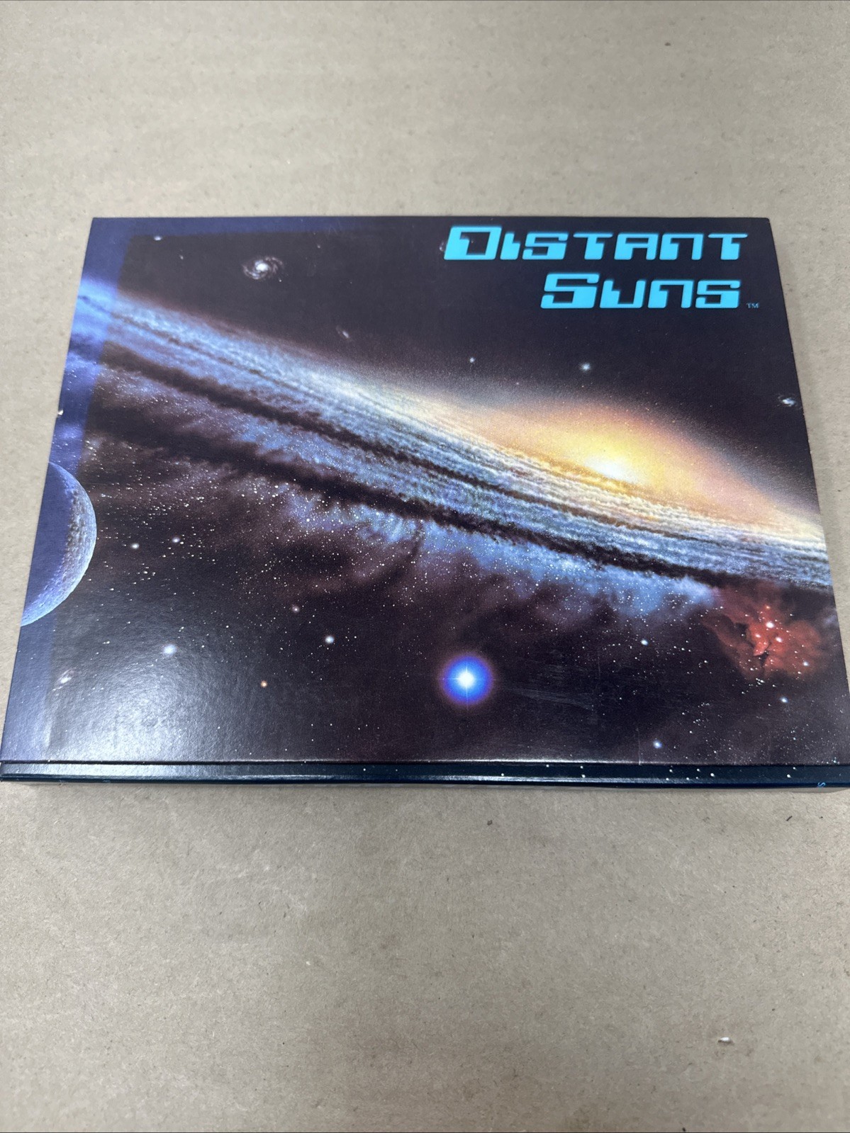DISTANT SUNS COMMODORE AMIGA COMPLETE 100% EXCELLENT SIMULATION BIG BOX