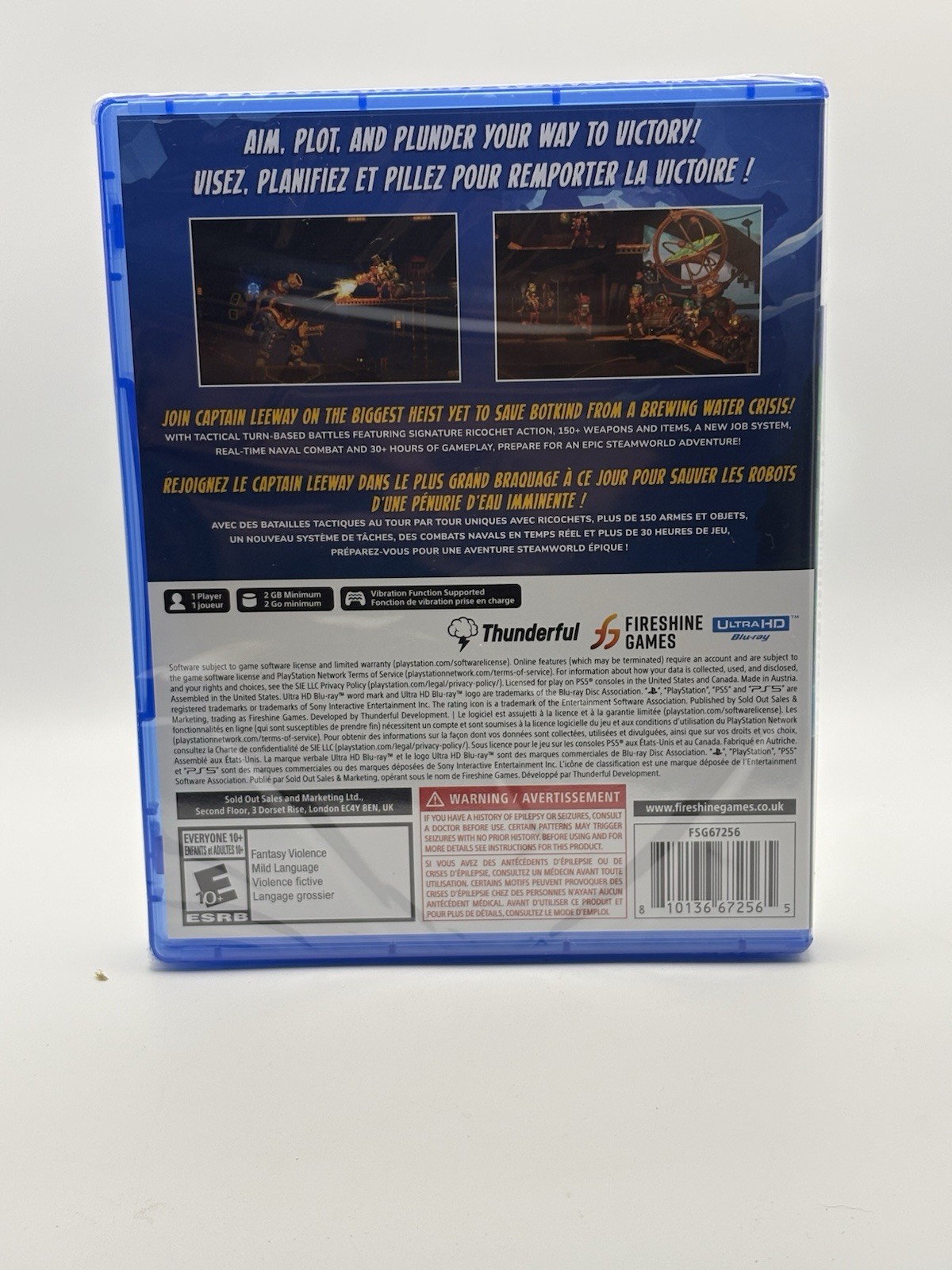 SteamWorld Heist II PS5 Brand New Factory Sealed PlayStation 5