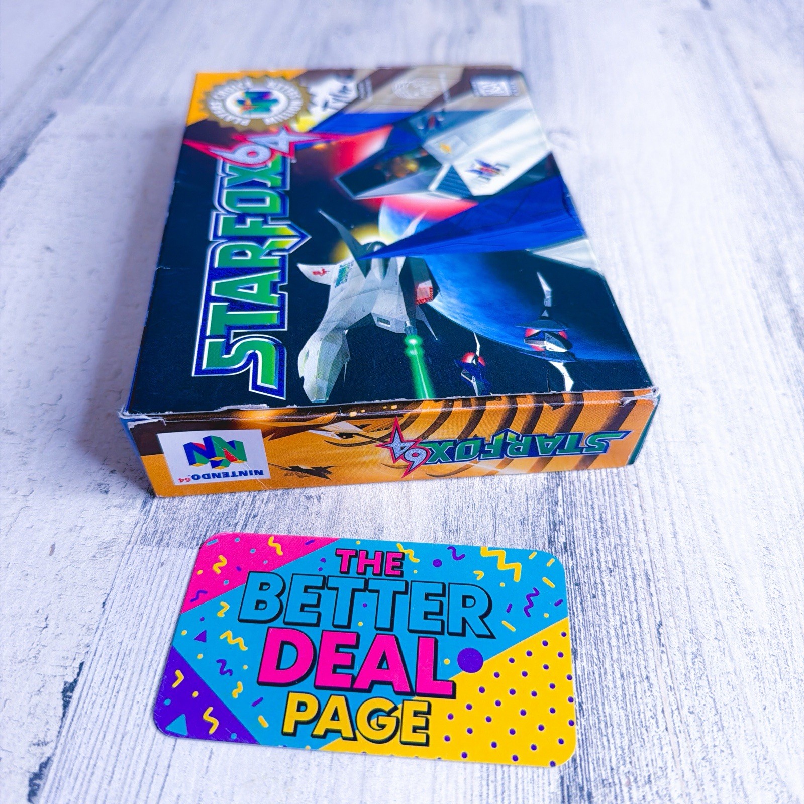 Star Fox 64 Box And Game Only Authentic Nintendo 64
