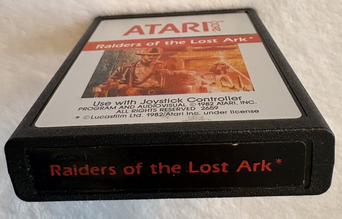 TESTED Raiders of the Lost Ark W/Manual VGC Atari 2600, 1982- Video