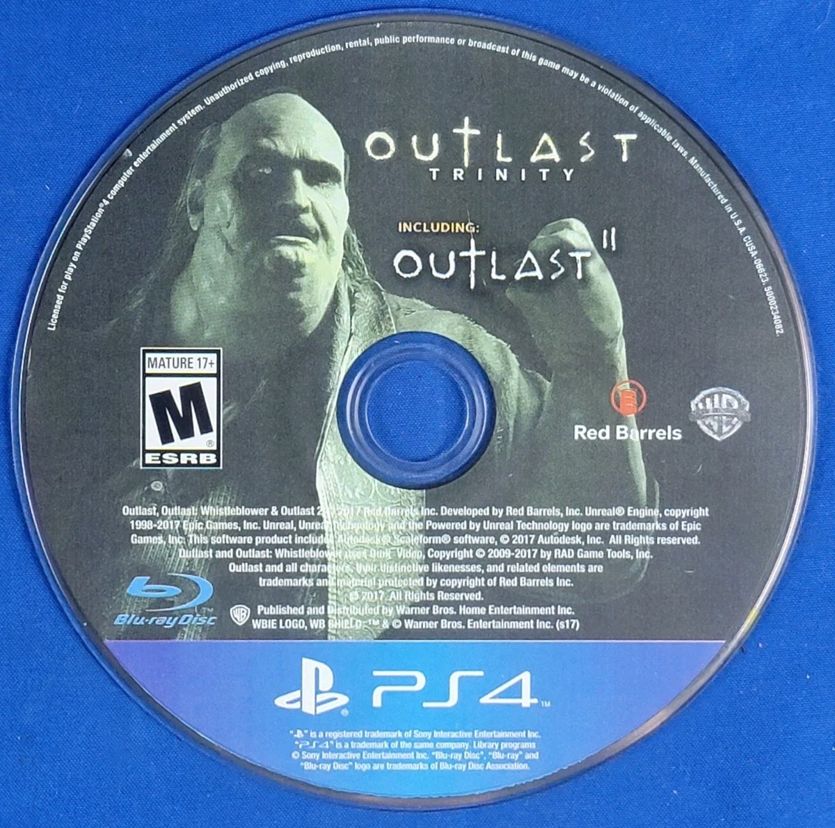 Outlast Trinity II (Disc 2) (Sony PlayStation 4) DISC ONLY