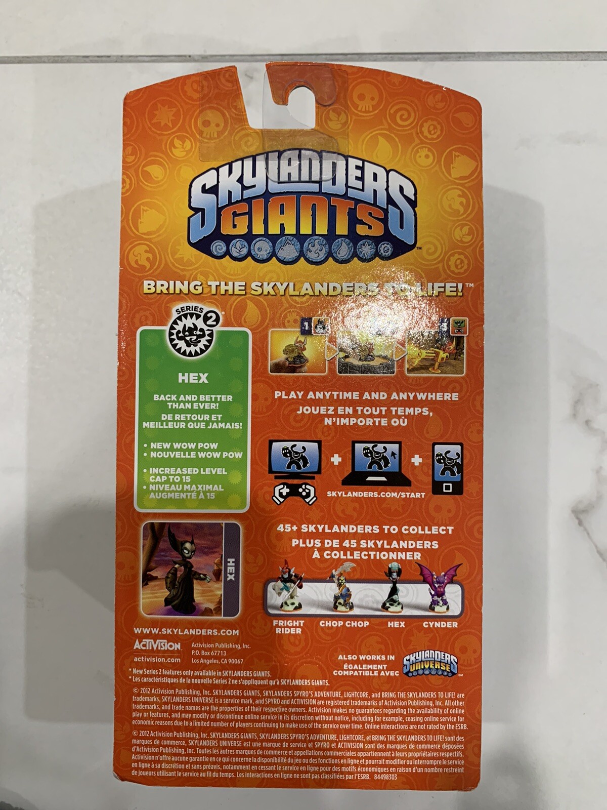 Skylanders Giants Series 2 Hex New Sealed