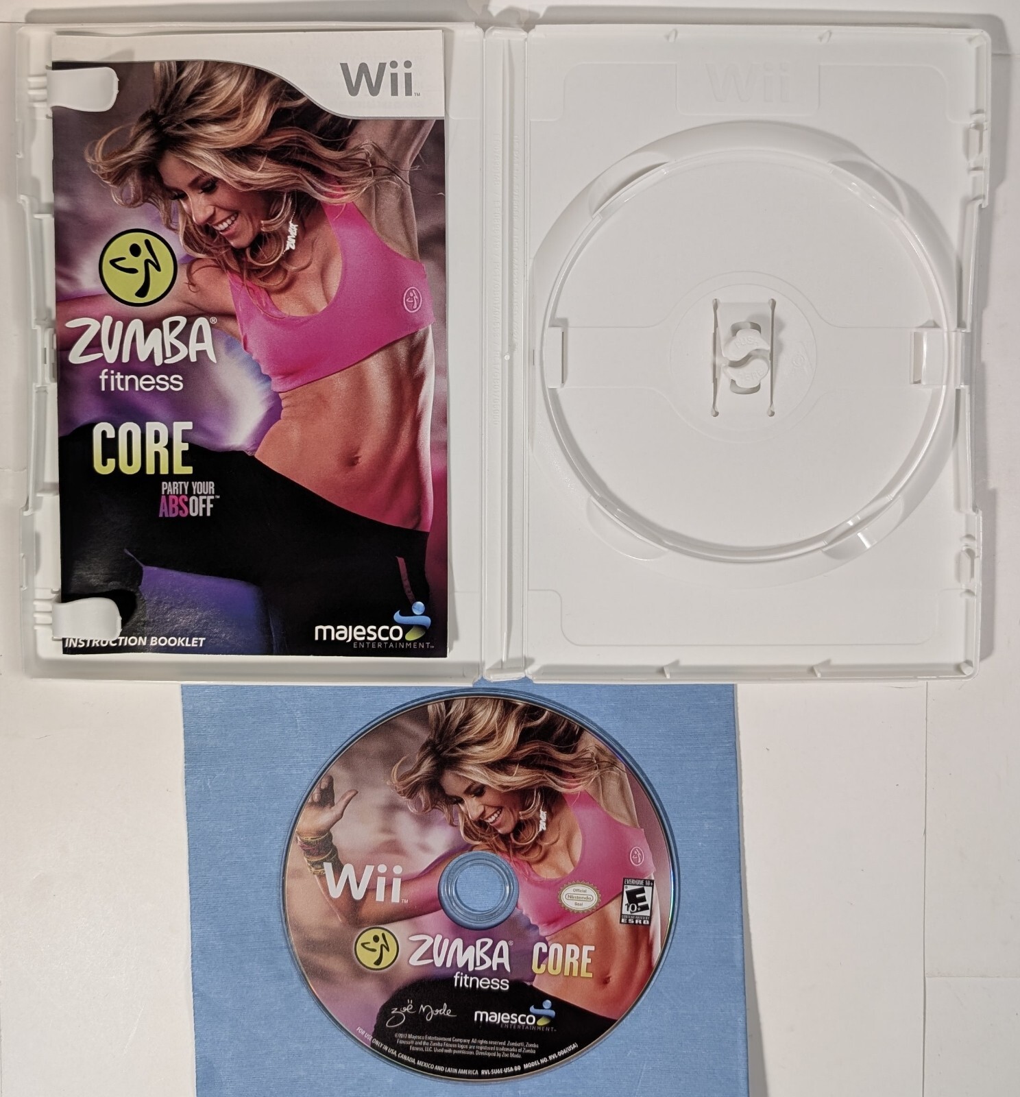 Zumba Fitness Core Nintendo Wii Tested and Working
