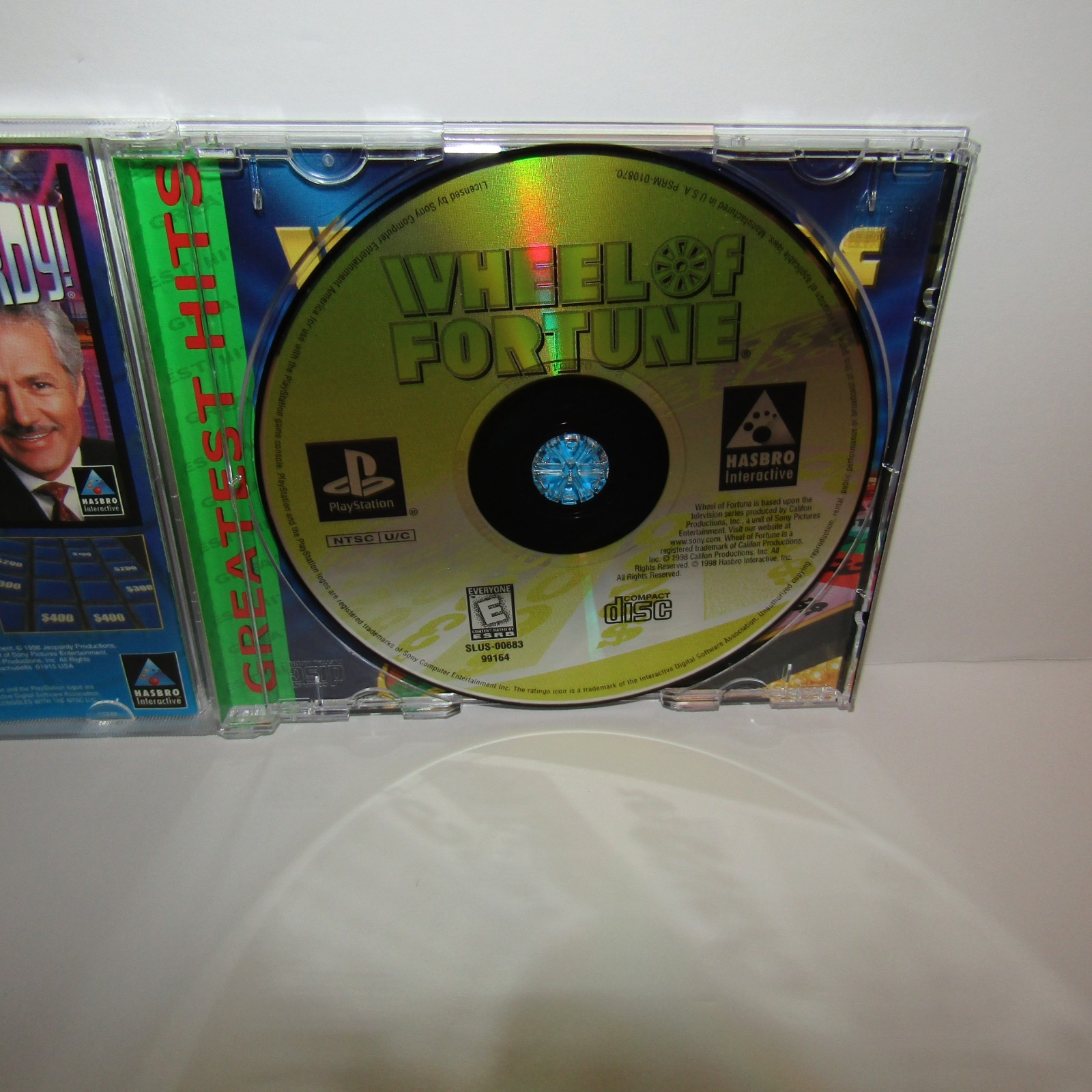 Wheel of Fortune Sony PlayStation 1 PS1 Greatest Hits Video Game w Manual Tested