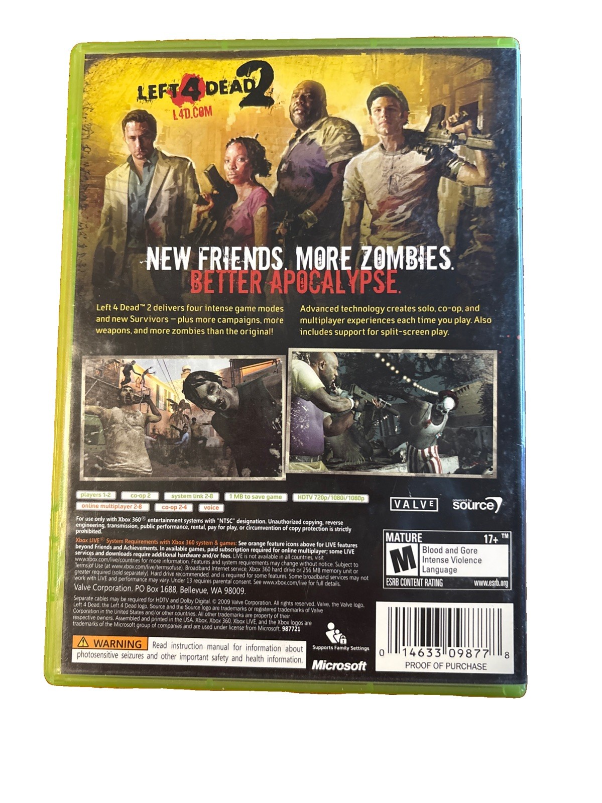 Left 4 Dead 2 (Xbox 360, 2009)