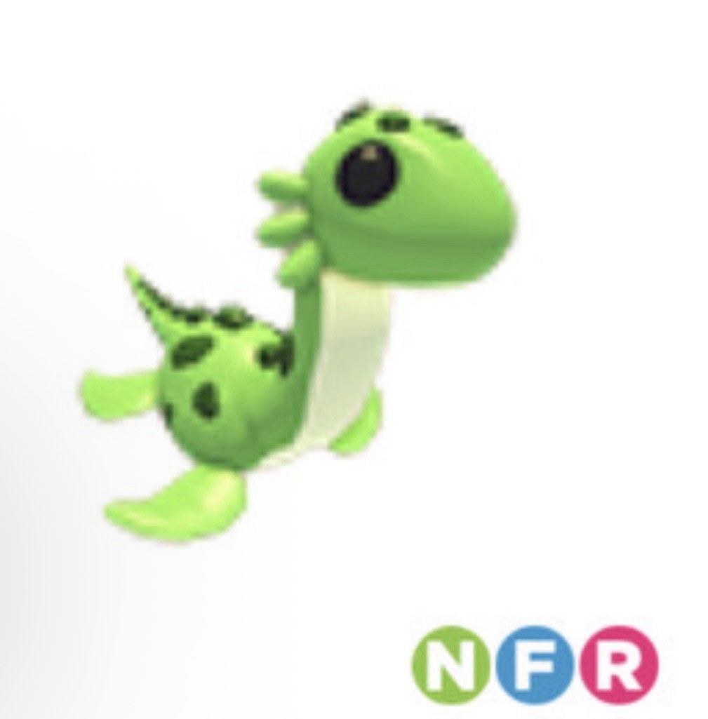 NFR Nessie Adoptable Virtual Pet with Neon Fly Ride