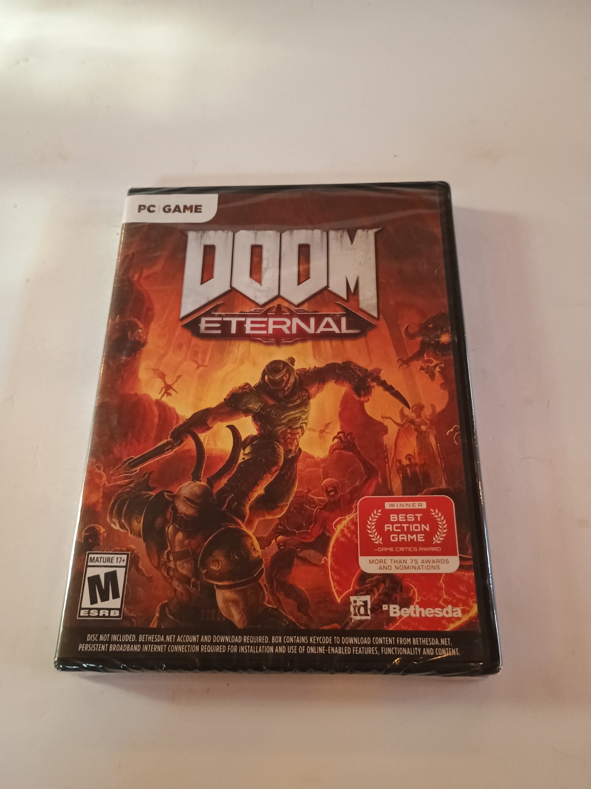 DOOM Eternal: Standard Edition for Windows PC Game (PC 2020) Sealed New Computer
