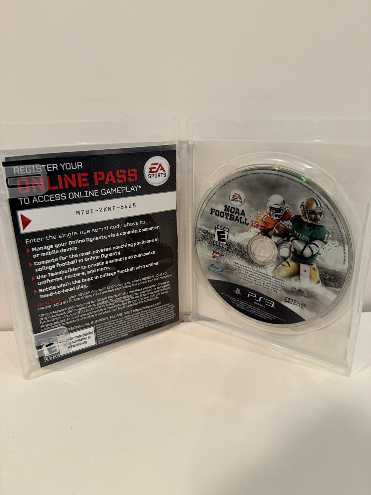 NCAA Football 13 (Sony PlayStation 3, 2012) – CIB Complete – Tested