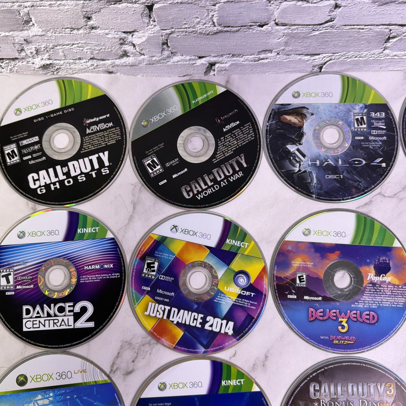 Lot Of 40 Xbox 360 Video Games Assorted – Untested – Read Description
