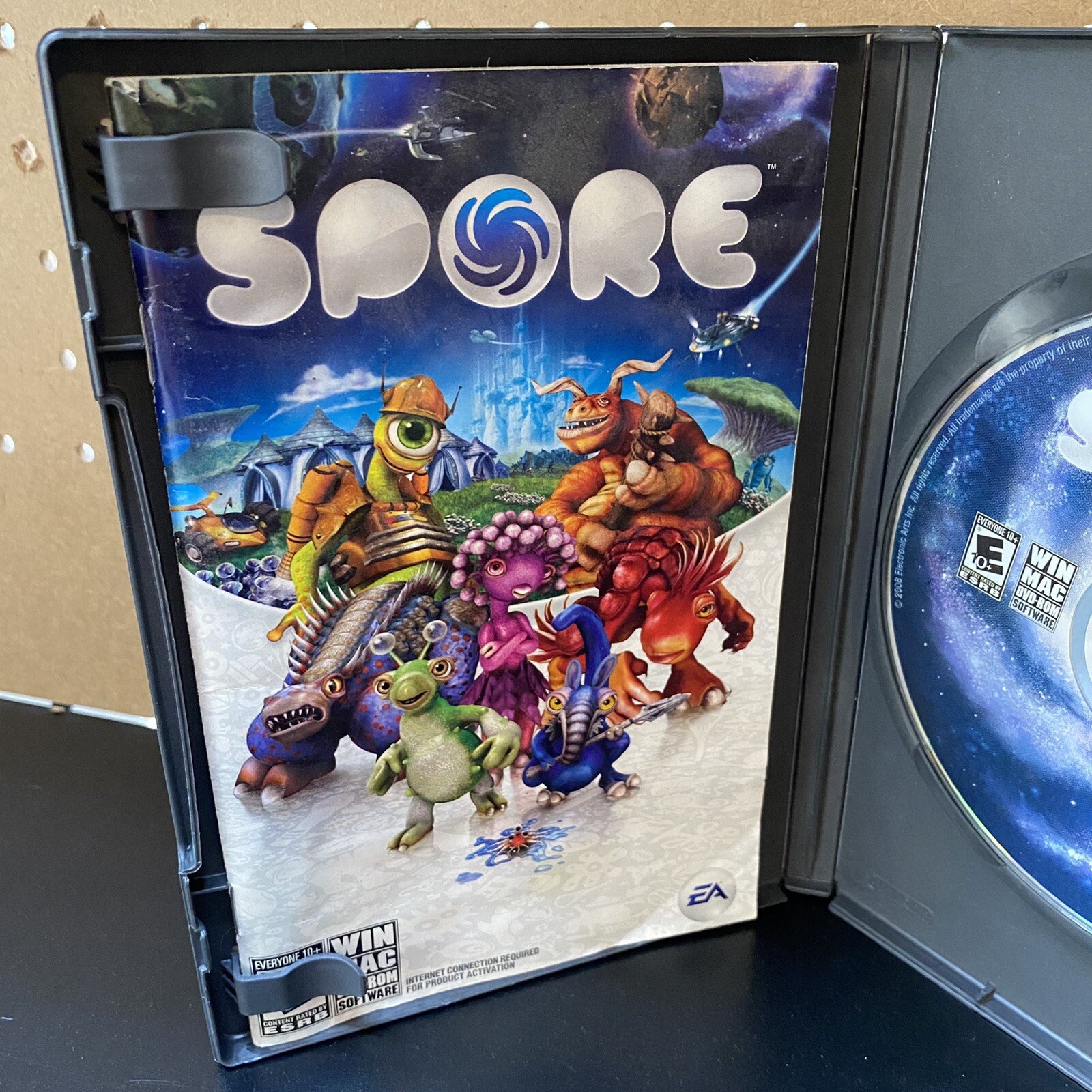 Spore (Windows/Mac, 2008) DVD-ROM Computer Game COMPLETE !