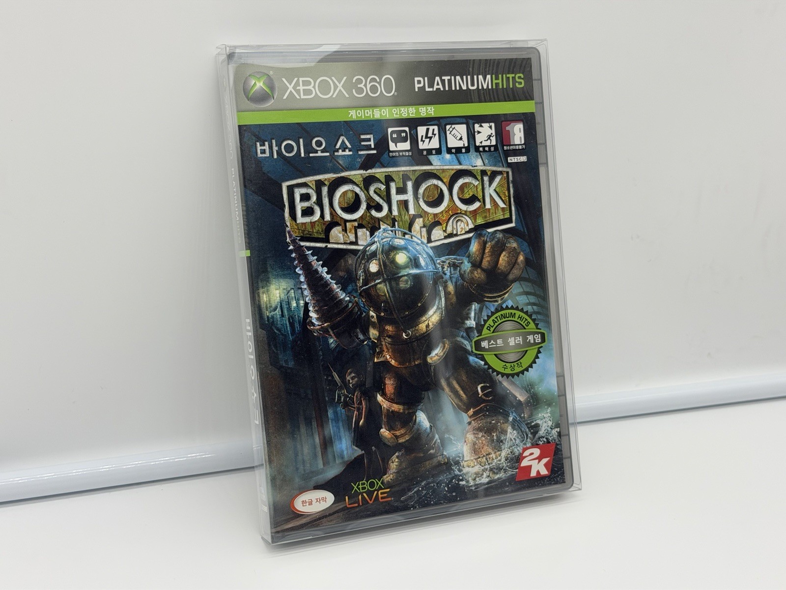 Korean Bioshock 1 Xbox 360 Korean Platinum Hits Version Complete Korea Rare FPS