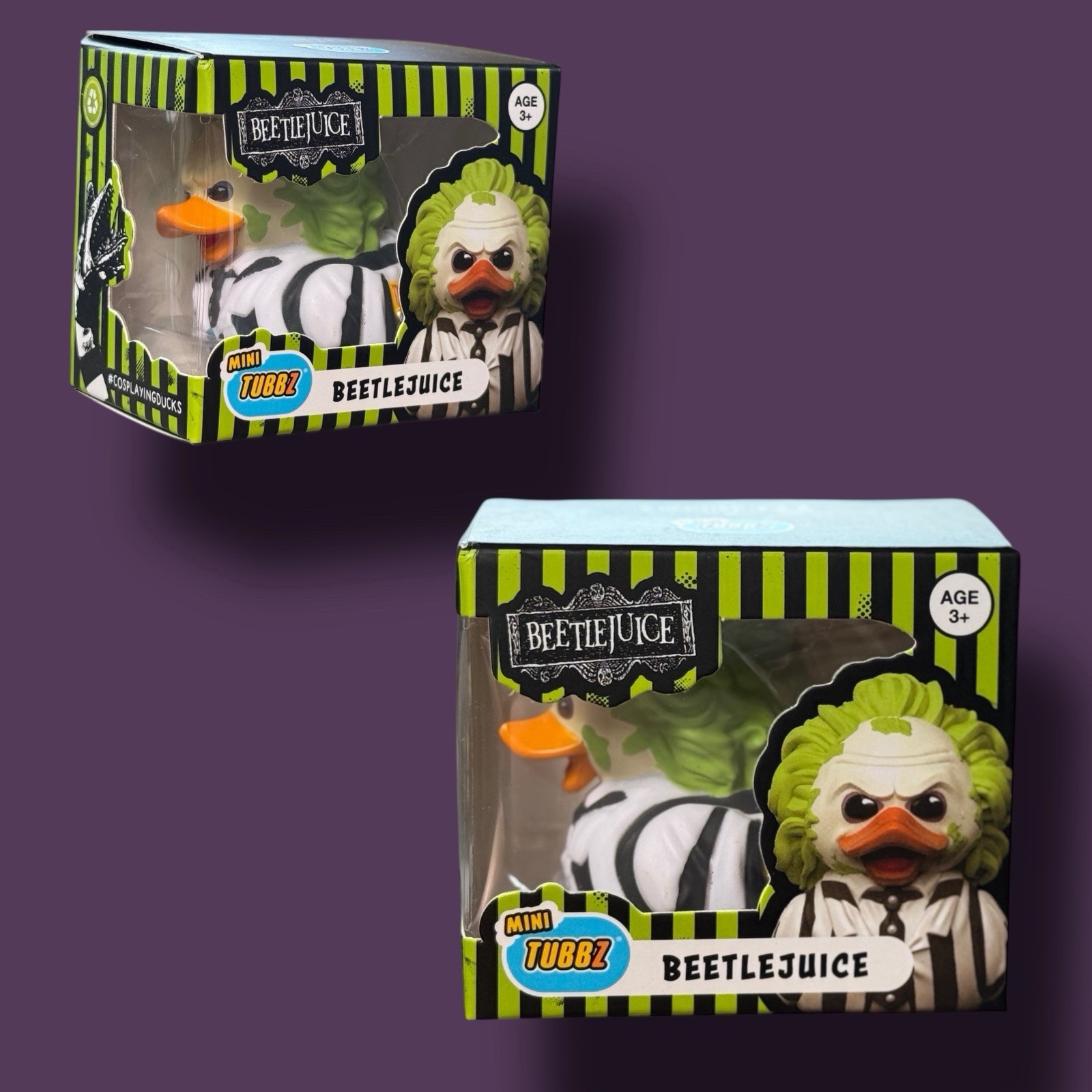 Beetlejuice Mini Tubbz Cosplay Horror Mini Rubber Duck Edition NIB!