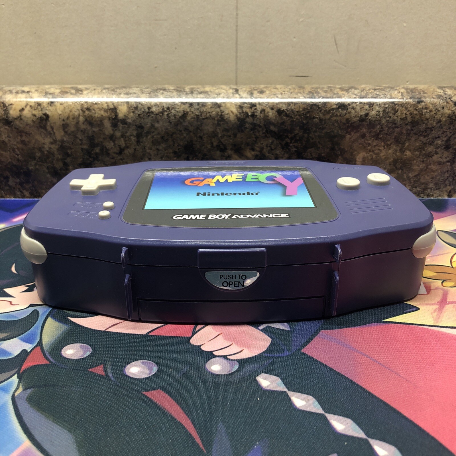 RARE Game Boy Advance Hard Shell Carrying Case 2002 ALS – Indigo Purple #ML
