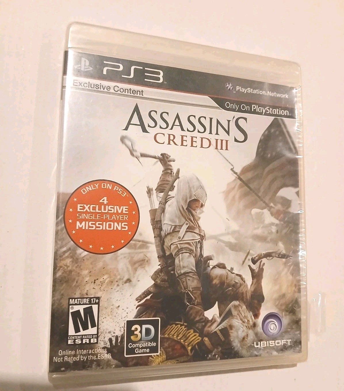 Assassin’s Creed III 3 PS3 Sony PlayStation 3 4 Exclusive Missions