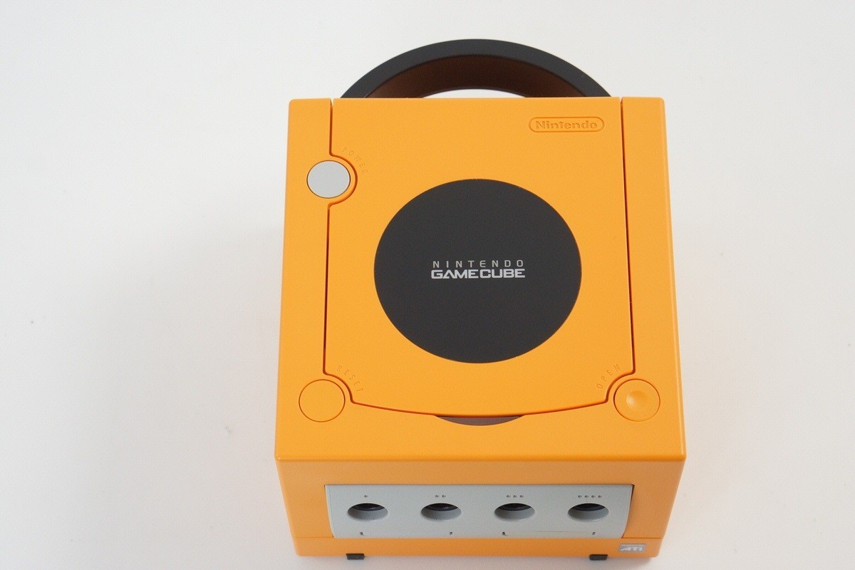 Gamecube Orange Console Boxed DOL-101JP For Japan Game Tested System DJH0069536