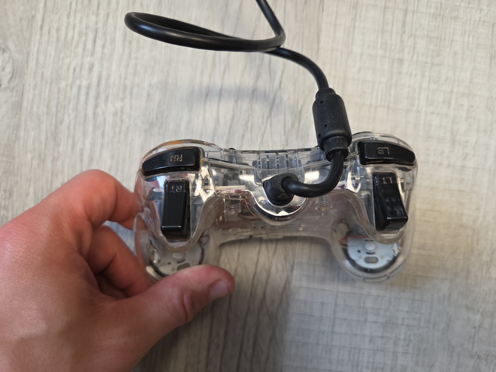 Afterglow AX.1 PL-3602 Wired USB Controller Xbox 360 Illuminated Clear Red