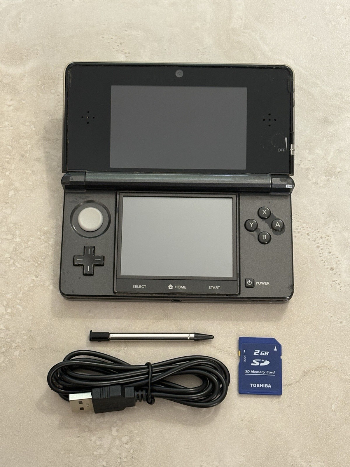 Nintendo 3DS Console Black Edition With Charger US SELLER Read Description