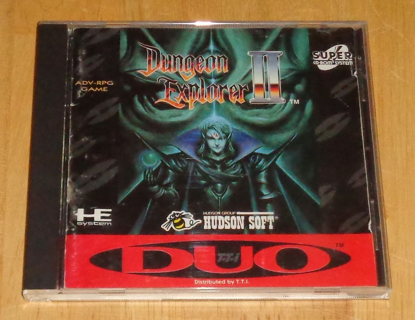 TurboGrafx-16 TurboDuo Dungeon Explorer II 2 Video Game, Original Case + Manual