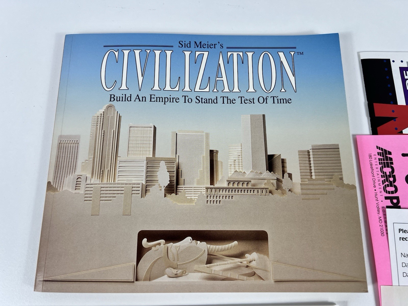 Sid Meier’s Civilization PC Big Box 3.5″ Disks MicroProse 1993