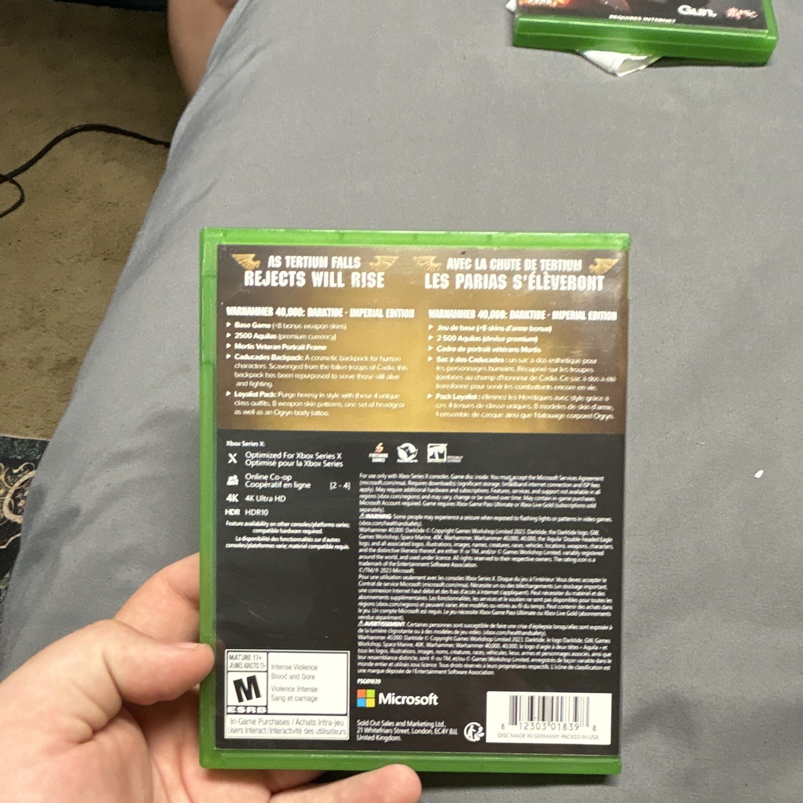 Warhammer 40,000 Darktide Imperial Edition Xbox Series X|S Disc w/ Case M