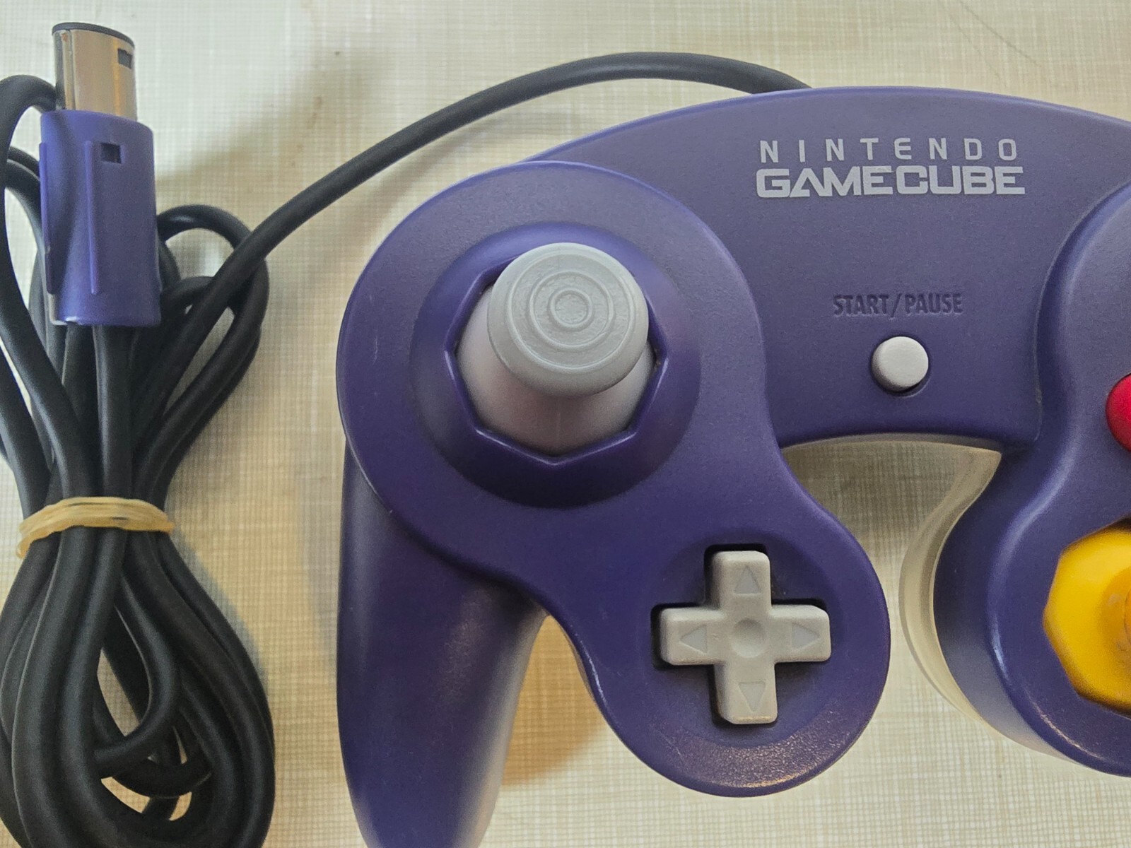 Nintendo Gamecube Controller Indigo Purple Clear Back OEM DOL-003 US SELLER