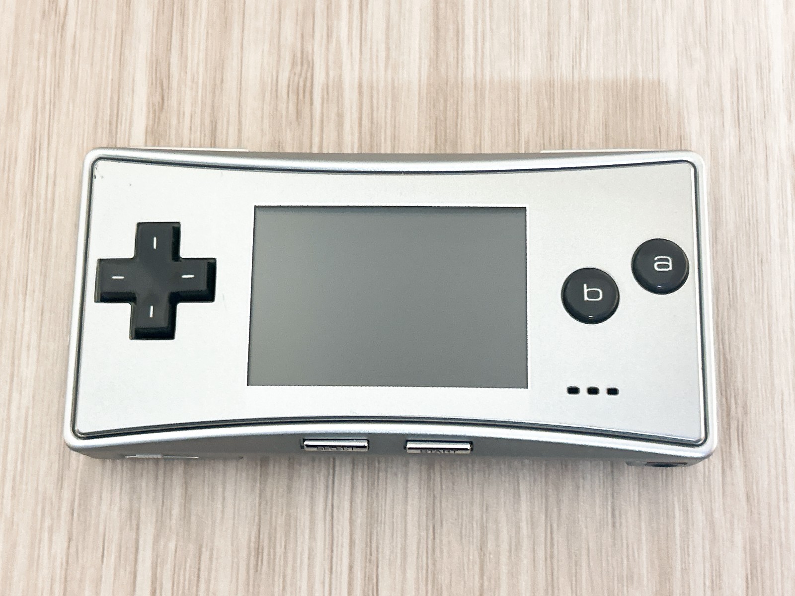 Nintendo GameBoy Micro Silver Console Tested w/ OEM AC Charger – Near Mint