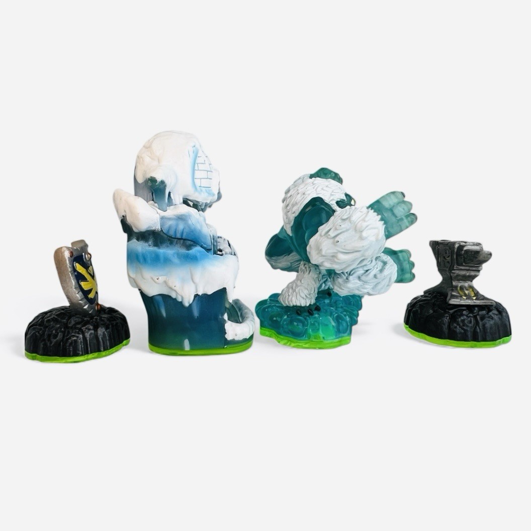 Skylanders Empire of Ice Adventure Pack 4 Piece Set Slam Bam Shield Anvil Tested