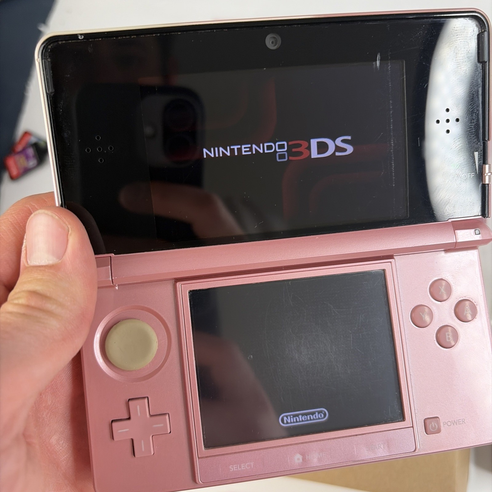 Nintendo 3DS Handheld Console Complete In Box Pink CTR-001 (USA) W Charger