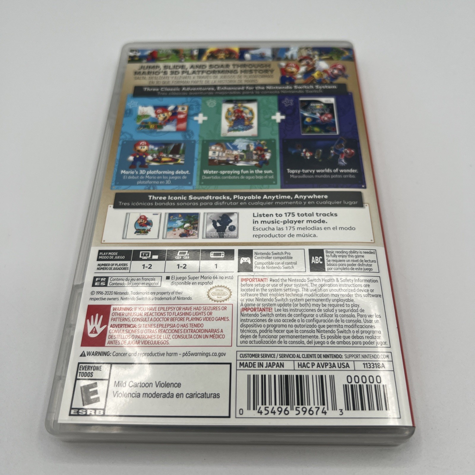 Super Mario All-Stars (Nintendo Switch, 2020) Box Only