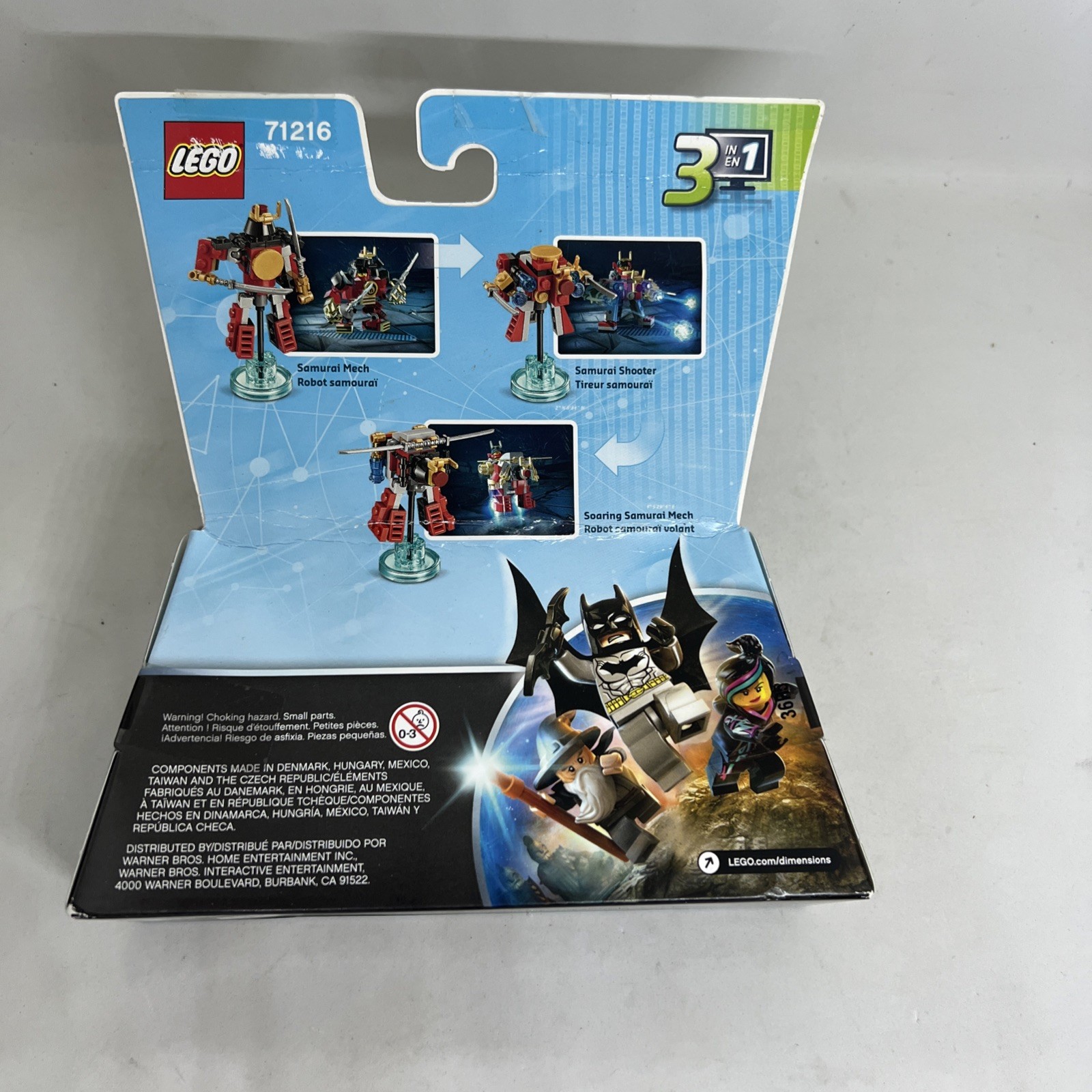 LEGO Dimensions Fun Pack 71216 Ninjago Nya Samurai Mech NIB