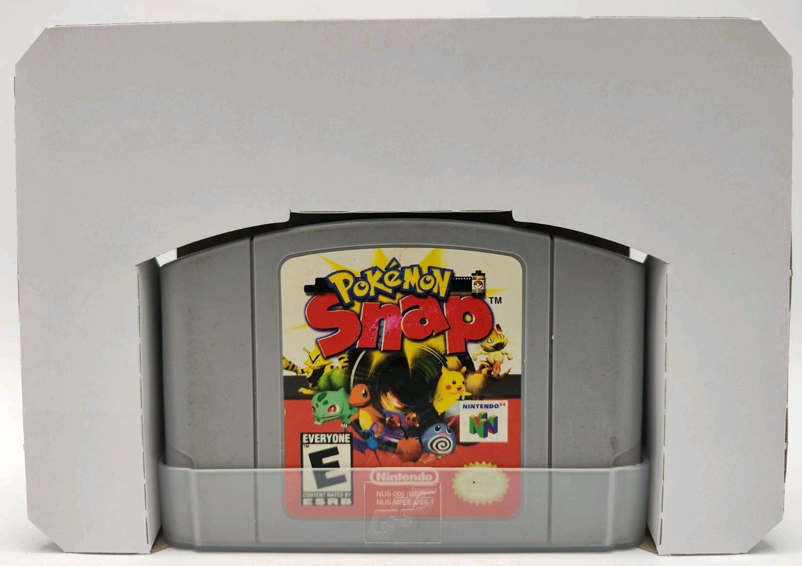 Pokemon Snap (N64, 2000) *VGC w/ Manual + Case Protector* Cleaned & Tested! READ