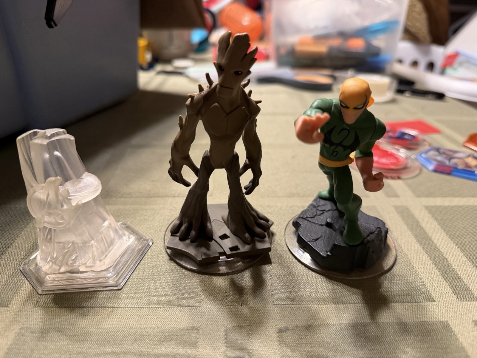 Disney Infinity 2.0 Marvel Lot Hulk Thor Venom Captain America Groot + 7 Power D