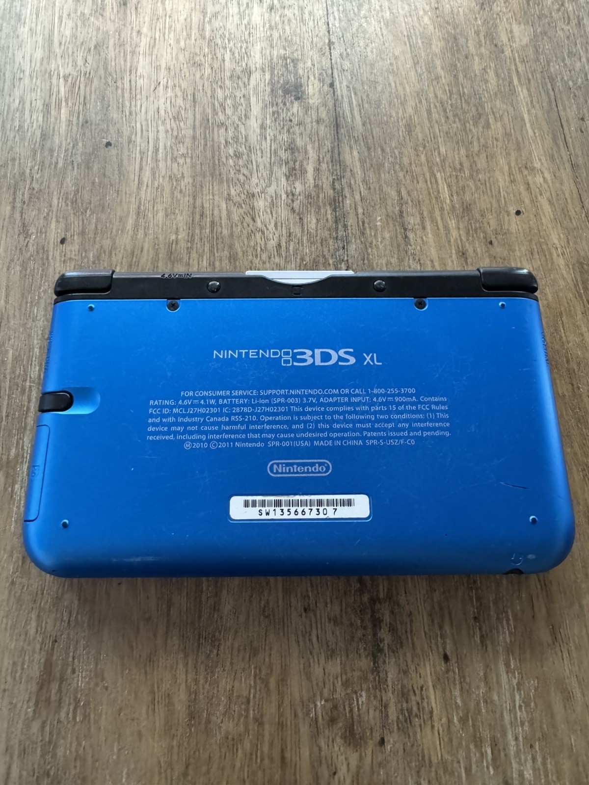 Nintendo 3DS XL Blue/Black | English | Charger | Pokemon Alpha Sapphire | TESTED