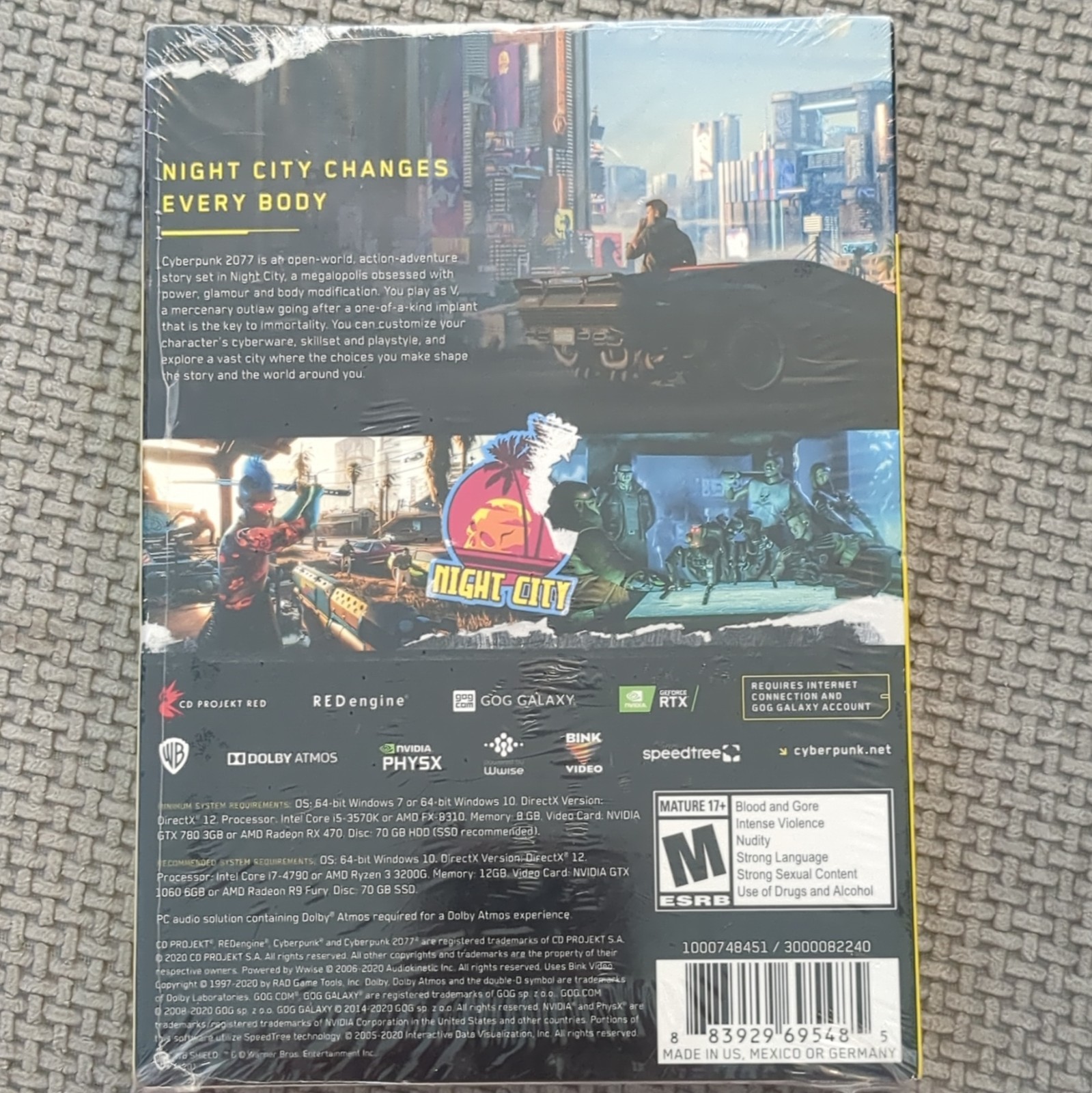 Cyberpunk 2077 – PC Brand New Sealed Free Shipping