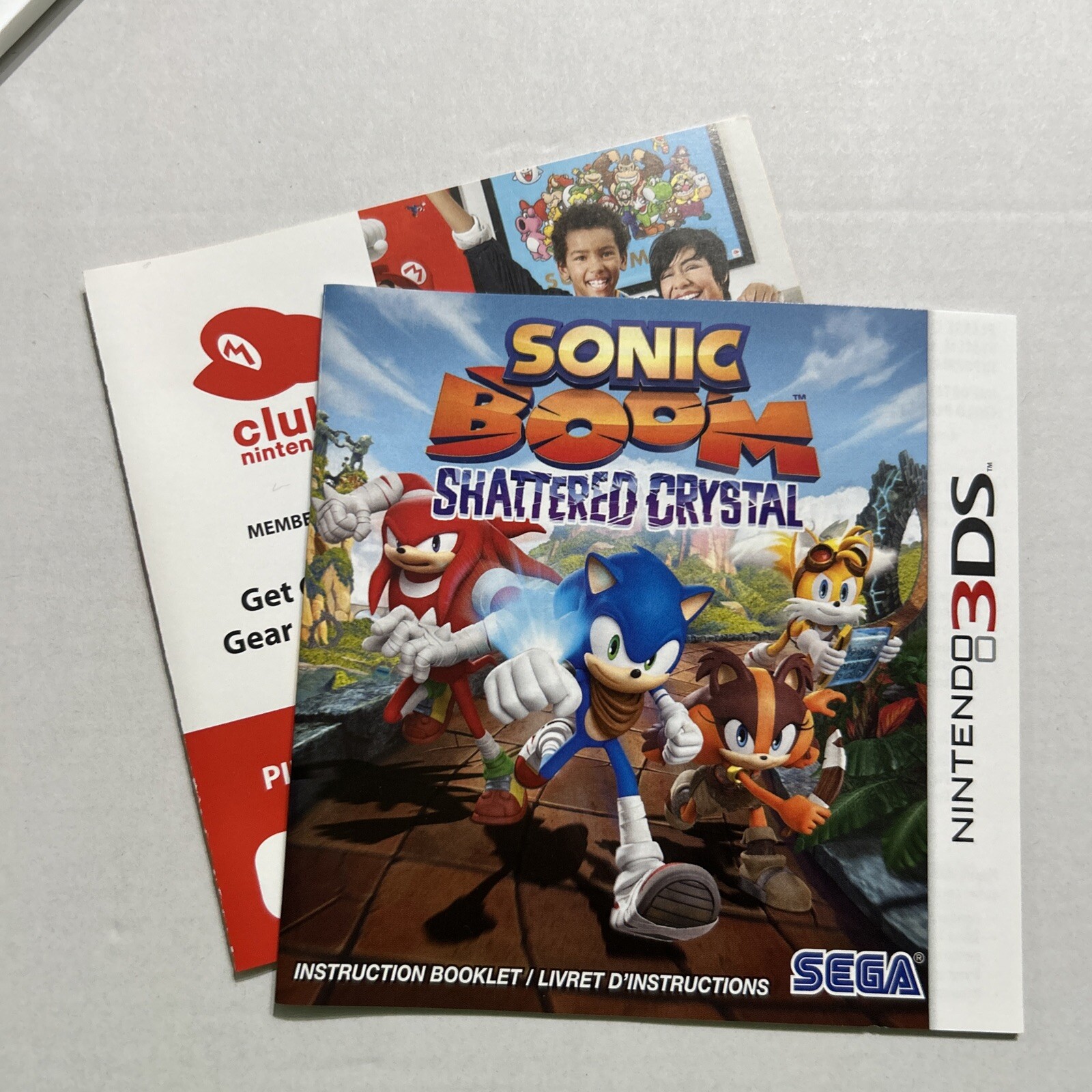 Sonic Boom: Shattered Crystal (Nintendo 3DS, 2014) CIB Complete