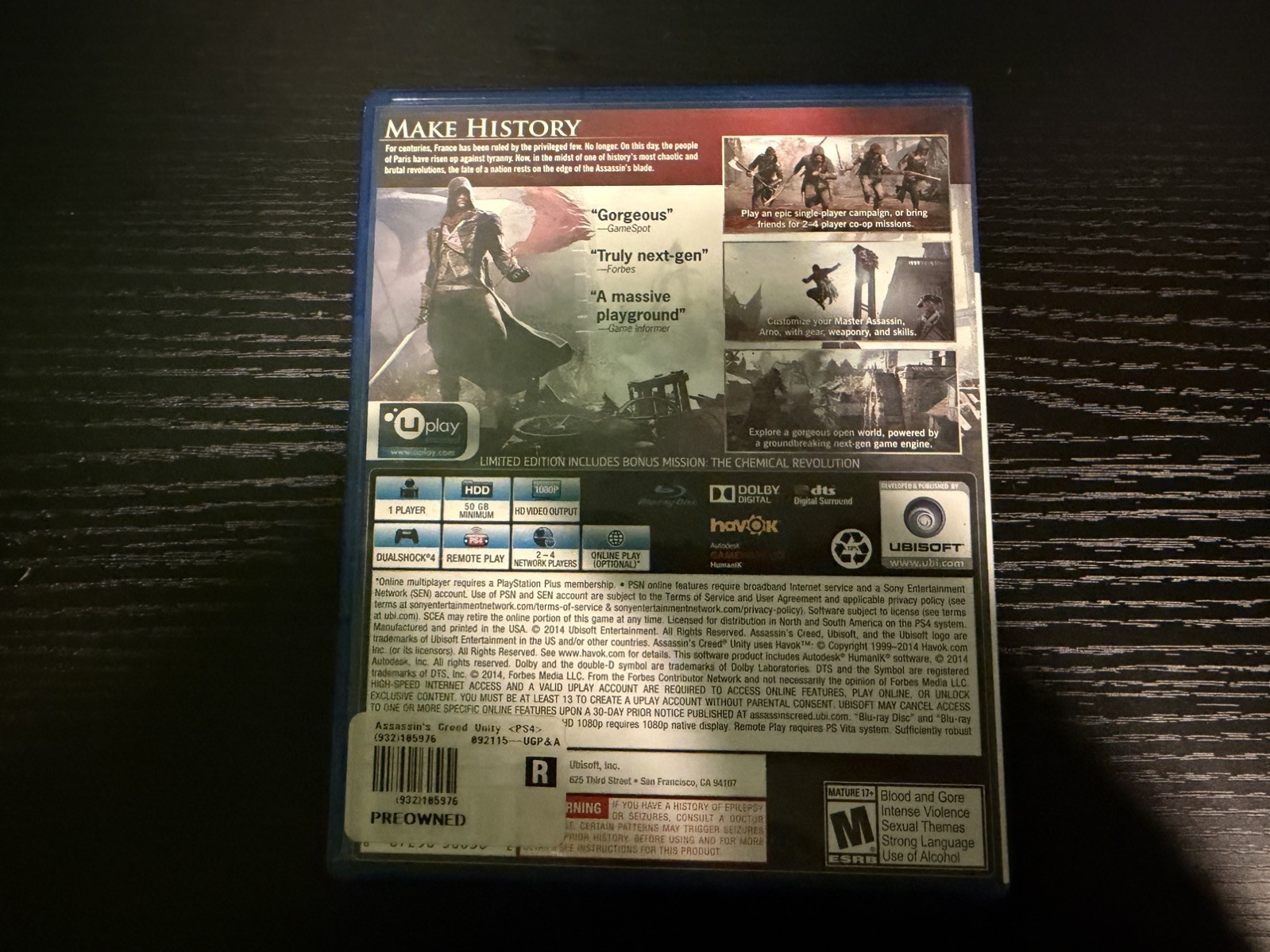 Assassin’s Creed Unity (PS4)