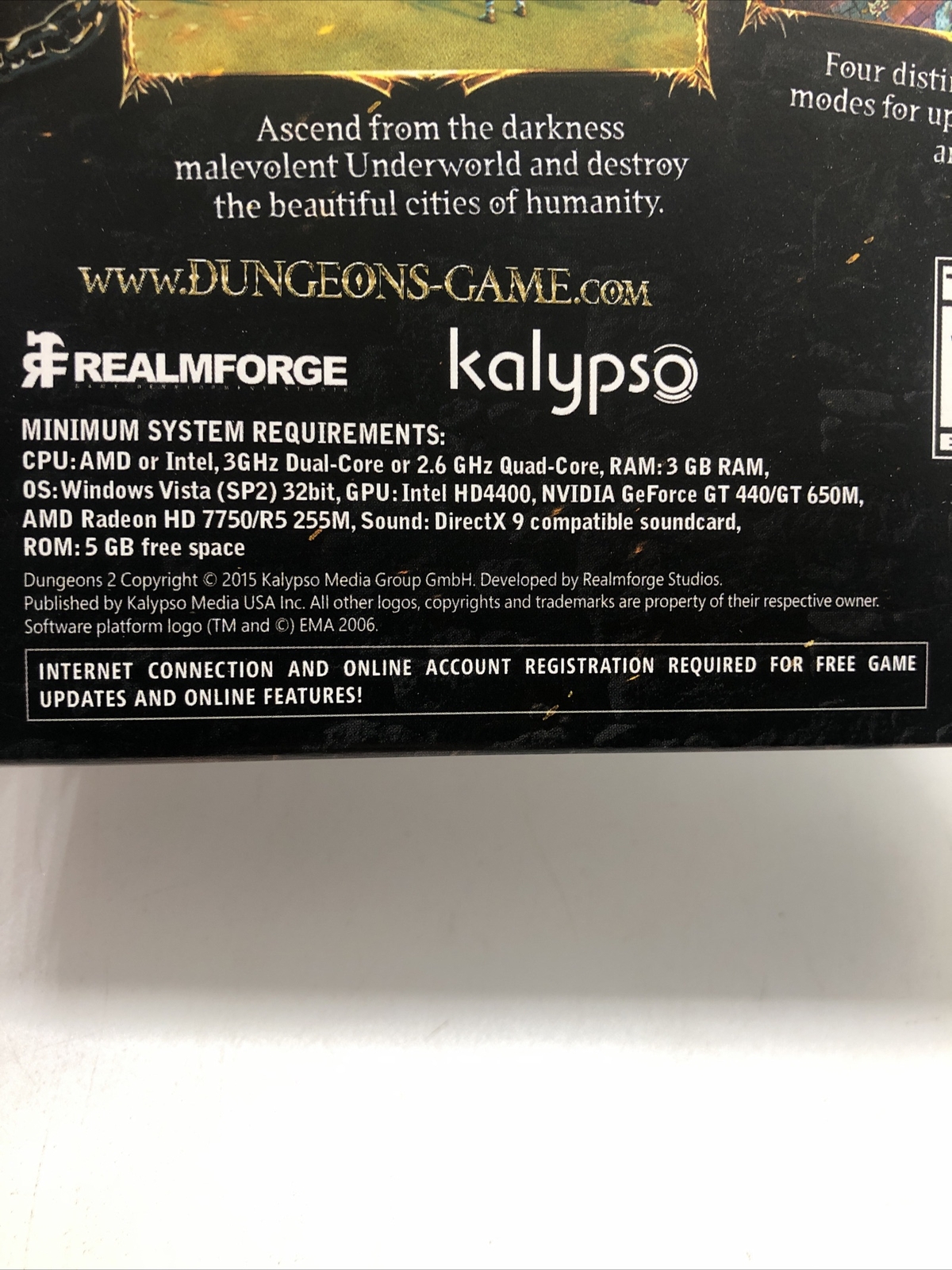 Dungeons 2 (PC DVD) Limited Special Edition – Kalypso – Complete