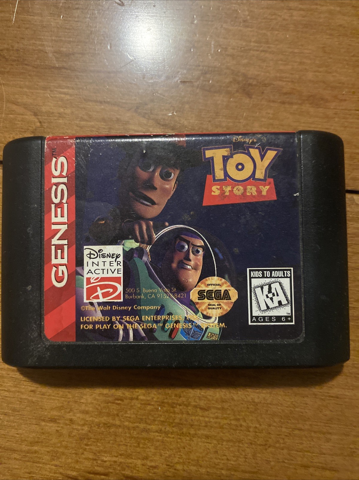 Toy Story SEGA genesis Cartridge Only