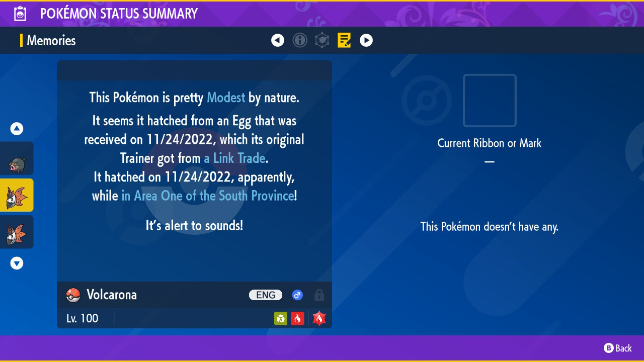 Pokemon Scarlet Violet Ultra Shiny 6IV Volcarona Fast Trade – FREE Masterball