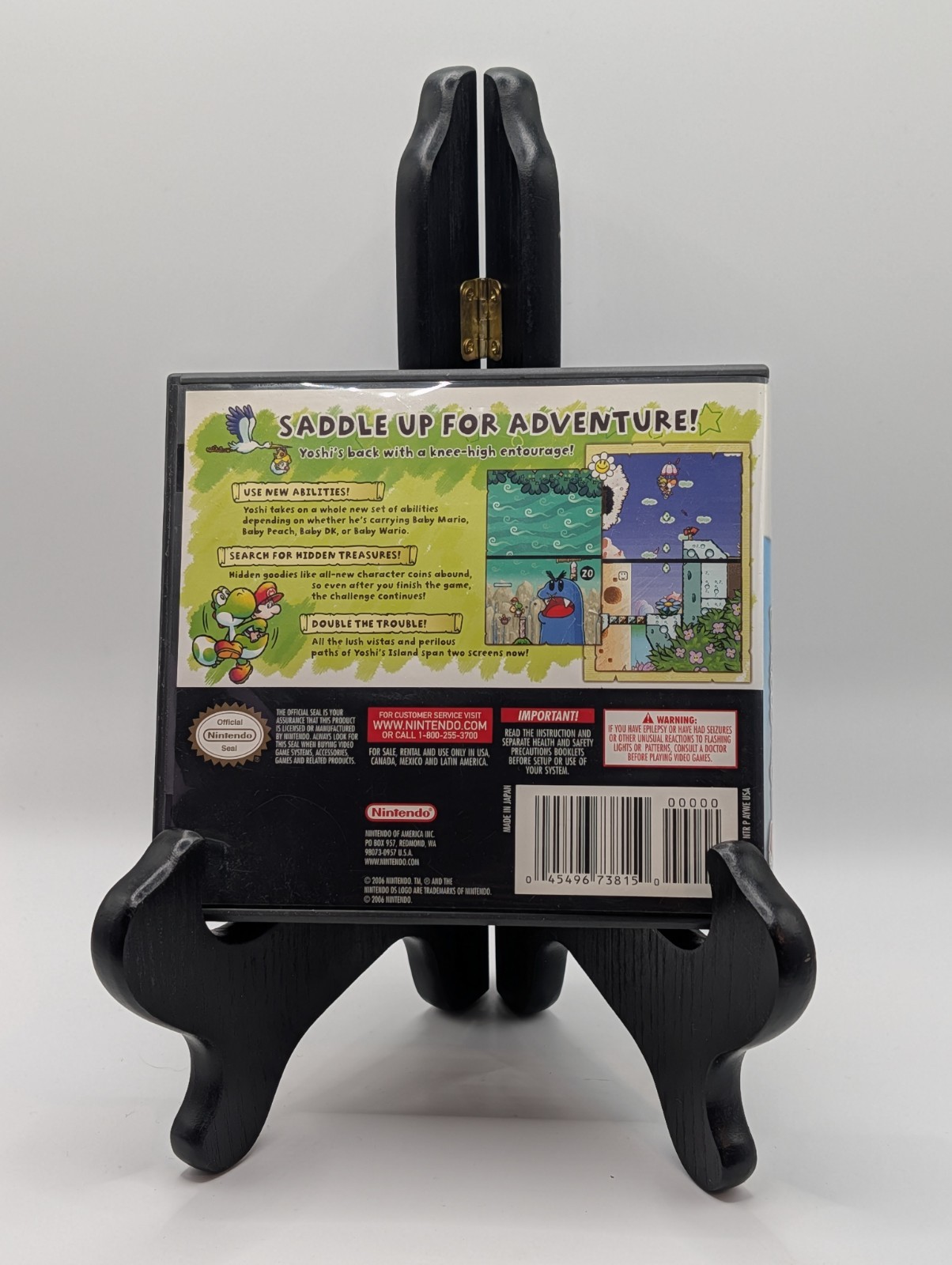 NO GAME – Yoshi’s Island DS Authentic Nintendo DS Case and Inserts Manual Only