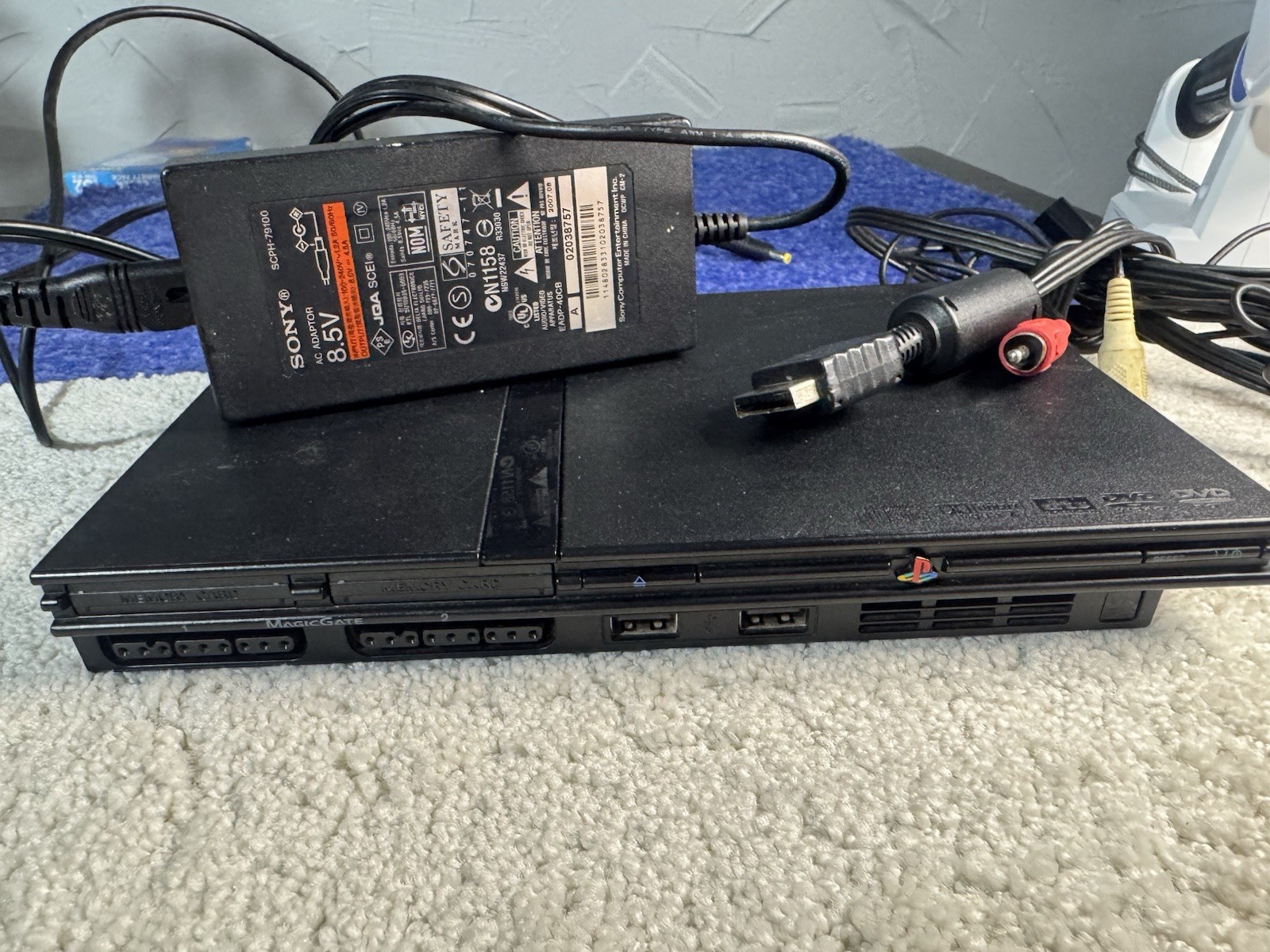 Sony PlayStation 2 Slim Black Console Gaming System SCPH-70001
