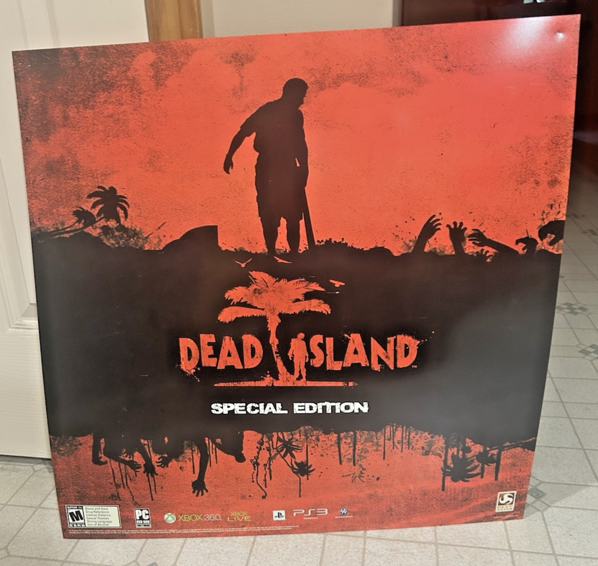 DEAD ISLAND GAME STOP PROMO LARGE DISPLAY POSTER PS3 XBOX 2011 SPECIAL EDITION