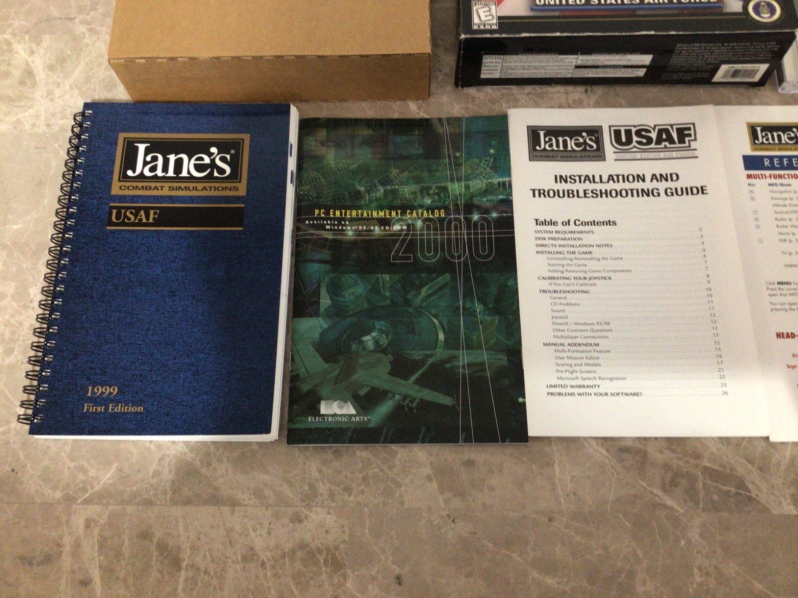 USAF United States Air Force PC 1999 Big Box Combat Simulator Windows 98 & 95